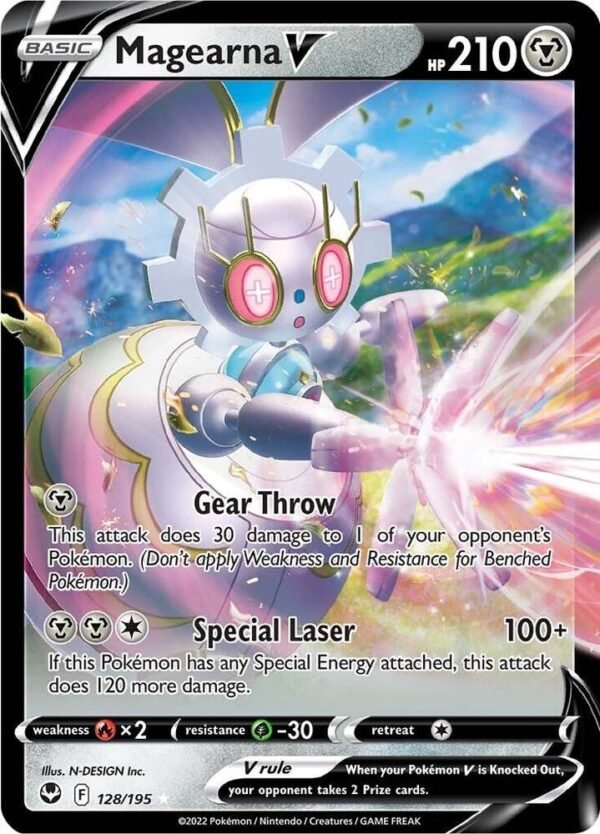 Magearna V 128/195 Holofoil SWSH12: Silver Tempest