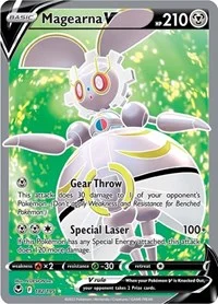 Magearna V (Full Art) | 182/195 | Holofoil | SWSH12: Silver Tempest