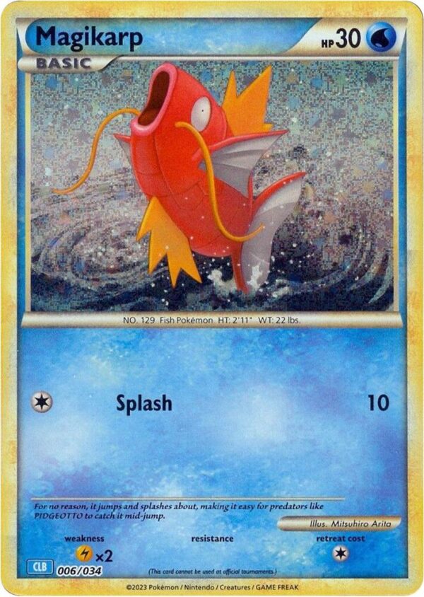 Magikarp 006/034 Holofoil Trading Card Game Classic