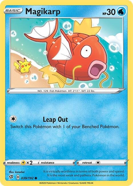 Magikarp 039/192 Normal SWSH02: Rebel Clash Magikarp 039/192 Normal SWSH02: Rebel Clash