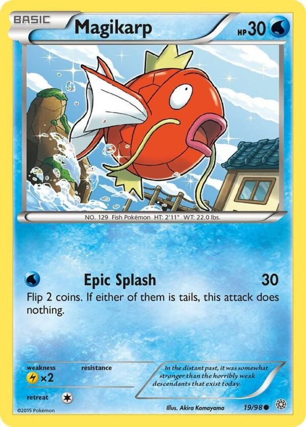 Magikarp 19/98 Normal XY – Ancient Origins Magikarp 19/98 Normal XY – Ancient Origins