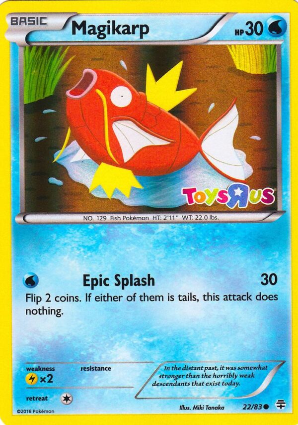 Magikarp 22/83 (Toys R Us Promo) 022/083 Holofoil Miscellaneous Cards & Products