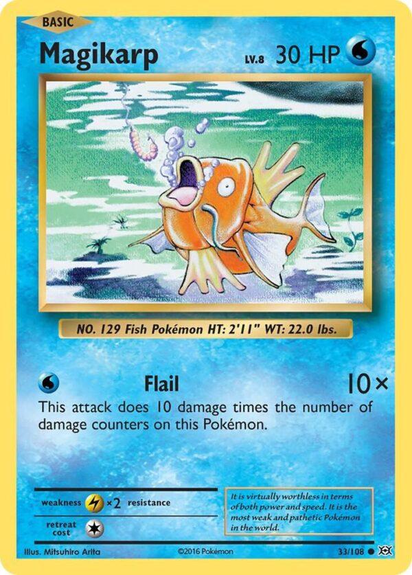 Magikarp 33/108 Normal XY – Evolutions