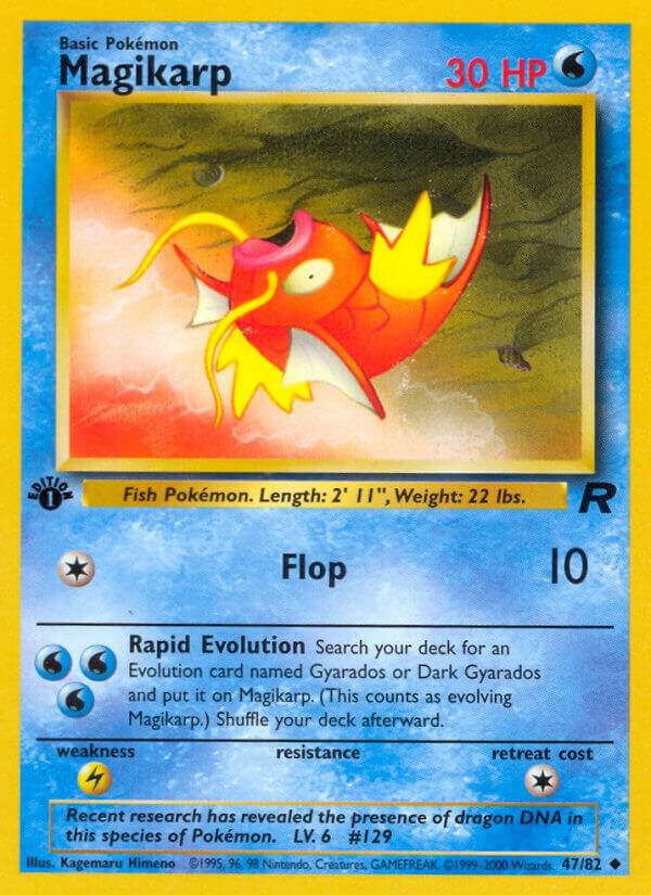 Magikarp 47/82 Unlimited Team Rocket Magikarp 47/82 Unlimited Team Rocket