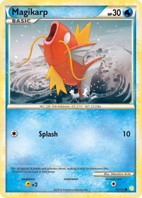 Magikarp 72/123 Reverse Holofoil HeartGold SoulSilver