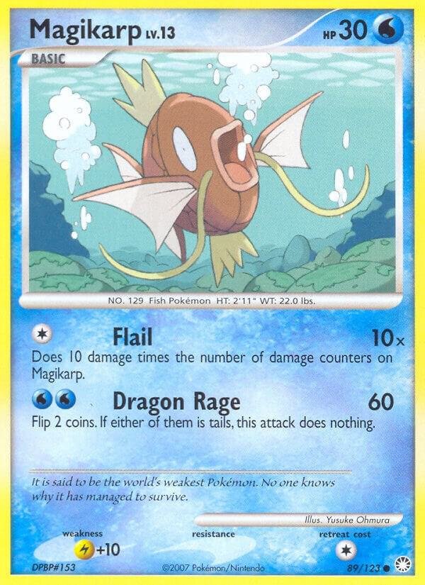 Magikarp 89/123 Reverse Holofoil Mysterious Treasures