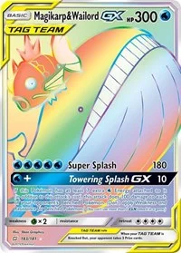 Magikarp & Wailord GX (Secret) | 183/181 | Holofoil | SM - Team Up Magikarp & Wailord GX (Secret) | 183/181 | Holofoil | SM - Team Up
