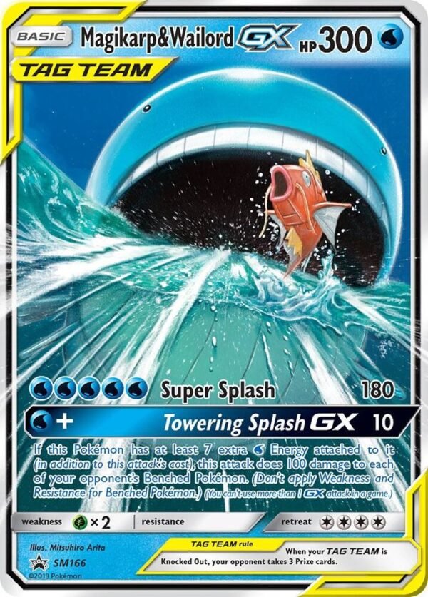 Magikarp & Wailord GX SM166 Holofoil SM Promos