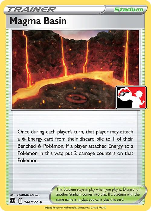 Magma Basin 144/172 Normal Prize Pack Series Cards