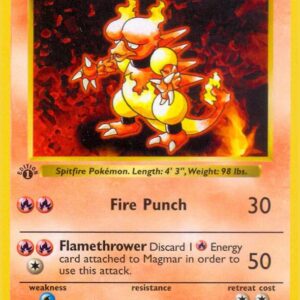 Magmar 036/102 1st Edition Base Set (Shadowless) Magmar 036/102 1st Edition Base Set (Shadowless)