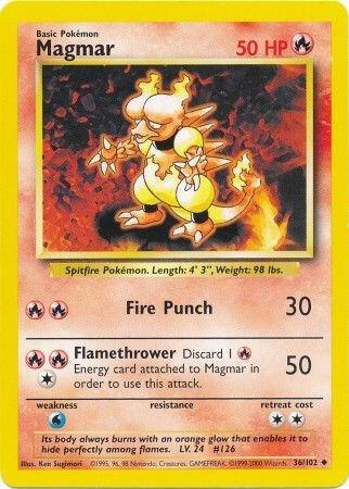 Magmar 036/102 Normal Base Set