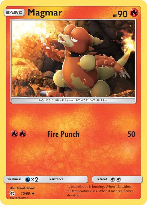 Magmar 10/68 Normal Hidden Fates