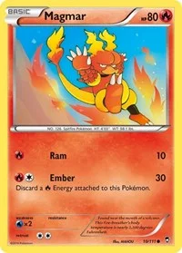 Magmar | 10/111 | Reverse Holofoil | XY - Furious Fists