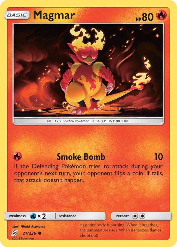 Magmar 21/236 Normal SM – Unified Minds Magmar 21/236 Normal SM – Unified Minds