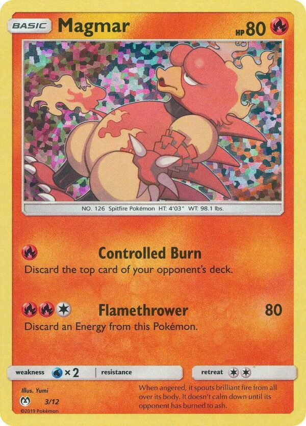 Magmar 3/12 003/012 Holofoil McDonald’s Promos 2019