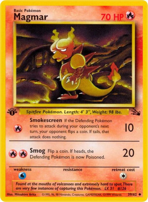 Magmar 39/62 Unlimited Fossil