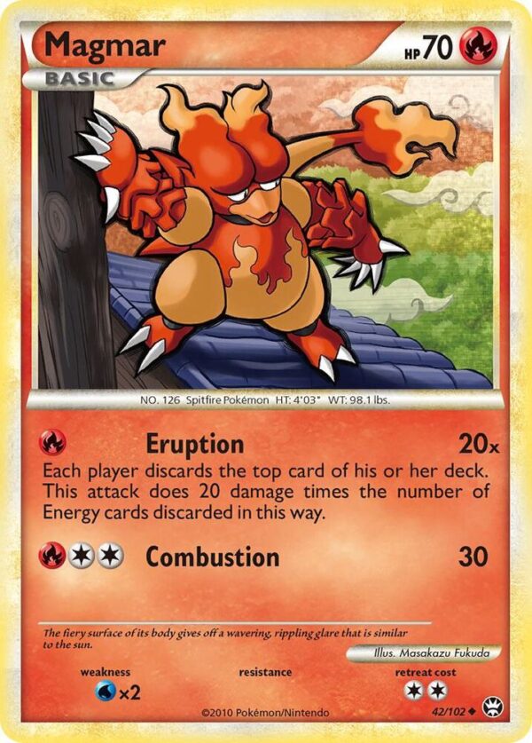 Magmar 42/102 Normal Triumphant