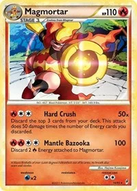 Magmortar | 16/95 | Holofoil | Call of Legends
