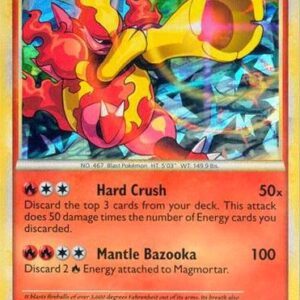 Magmortar 2/95 (Cracked Ice Holo) 002/095 Holofoil Miscellaneous Cards & Products Magmortar 2/95 (Cracked Ice Holo) 002/095 Holofoil Miscellaneous Cards & Products