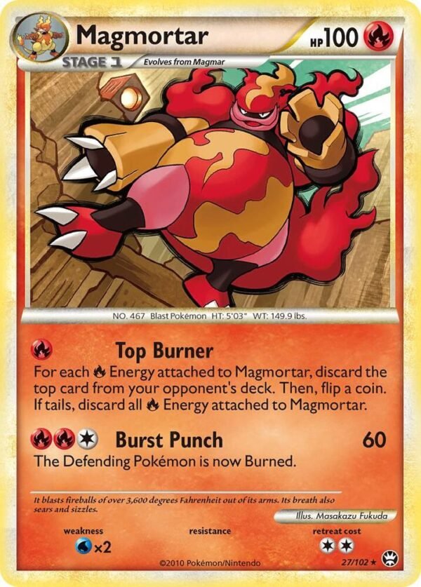 Magmortar 27/102 Normal Triumphant Magmortar 27/102 Normal Triumphant