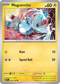 Magnemite | 063/197 | Reverse Holofoil | SV03: Obsidian Flames