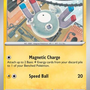 Magnemite 065/193 Normal SV02: Paldea Evolved Magnemite 065/193 Normal SV02: Paldea Evolved