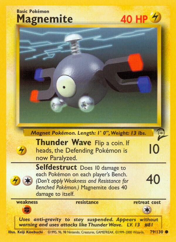 Magnemite 079/130 Normal Base Set 2