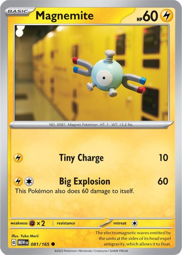 Magnemite 081/165 Normal SV: Scarlet & Violet 151