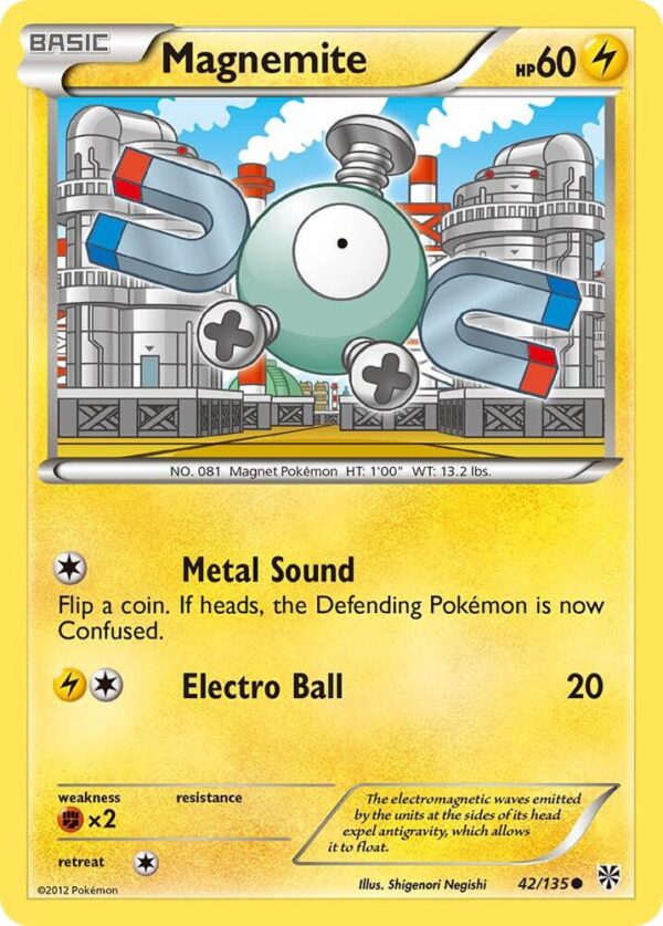 Magnemite (42) 42/135 Normal Plasma Storm