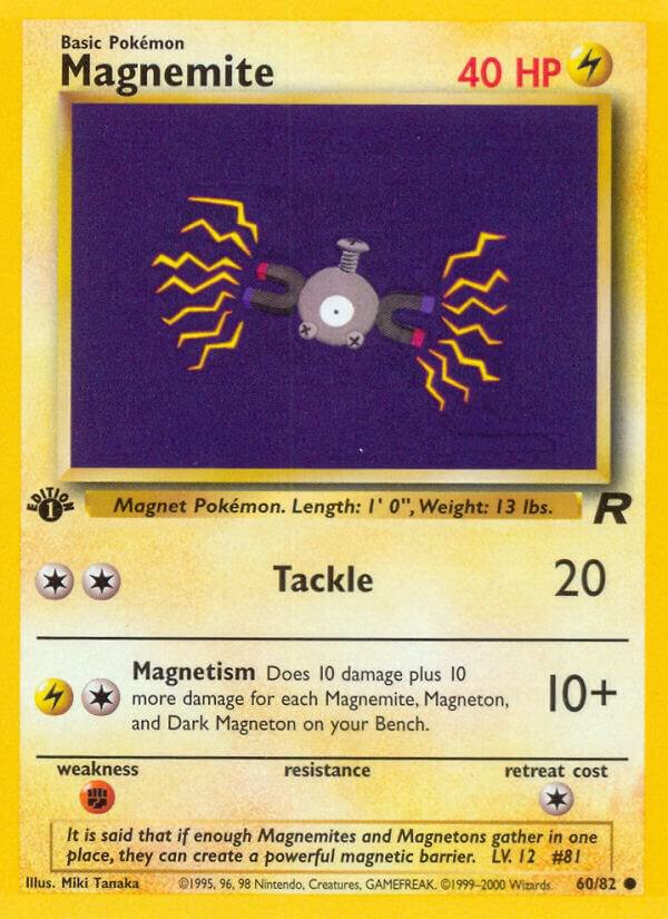 Magnemite 60/82 Unlimited Team Rocket