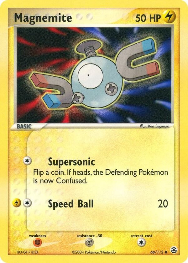 Magnemite 68/112 Normal FireRed & LeafGreen
