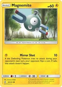 Magnemite | 68/236 | Reverse Holofoil | SM - Cosmic Eclipse Magnemite | 68/236 | Reverse Holofoil | SM - Cosmic Eclipse