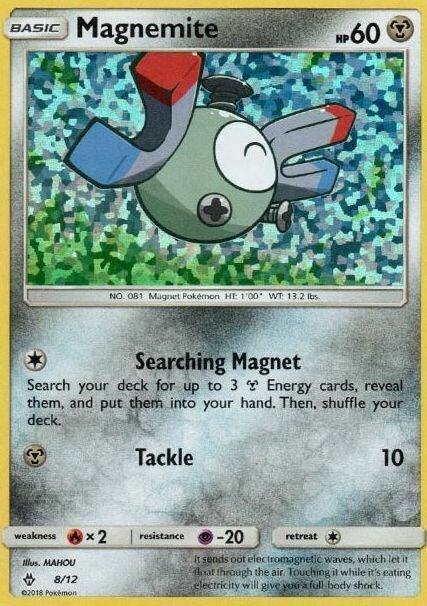 Magnemite 8/12 008/012 Holofoil McDonald’s Promos 2018