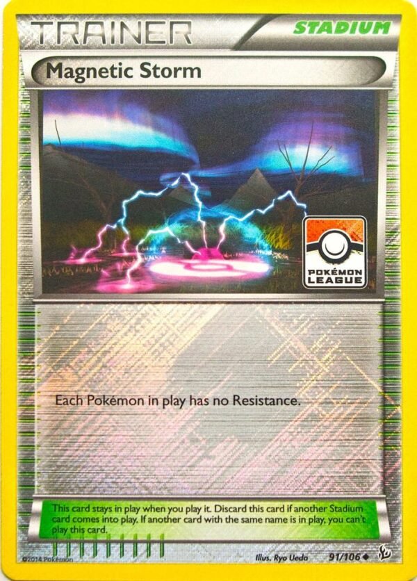 Magnetic Storm 91/106 (Pokemon League) 091/106 Reverse Holofoil League & Championship Cards
