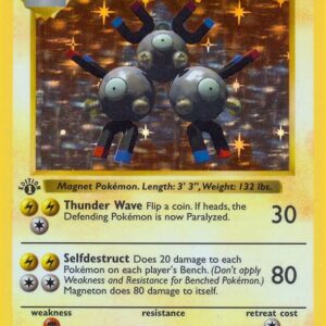 Magneton 009/102 1st Edition Holofoil Base Set (Shadowless)