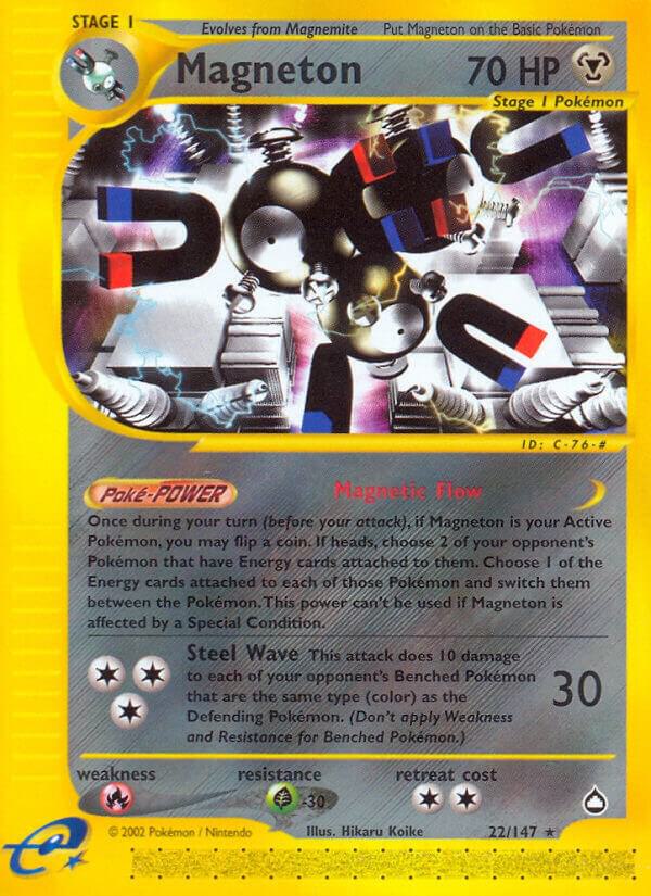 Magneton 022/147 Reverse Holofoil Aquapolis