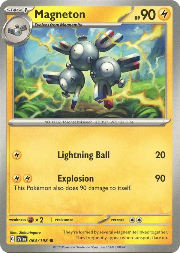 Magneton 064/198 Normal SV01: Scarlet & Violet Base Set Magneton 064/198 Normal SV01: Scarlet & Violet Base Set