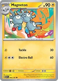 Magneton | 064/197 | Reverse Holofoil | SV03: Obsidian Flames