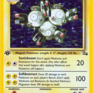 Magneton (11) 11/62 1st Edition Holofoil Fossil