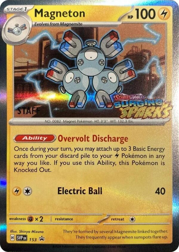 Magneton 153 (Staff) Holofoil SV: Scarlet & Violet Promo Cards