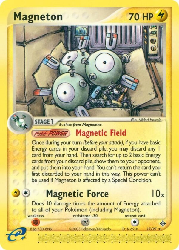 Magneton 17/97 Reverse Holofoil Dragon Magneton 17/97 Reverse Holofoil Dragon