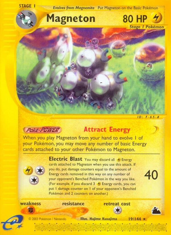 Magneton (19) 019/144 Reverse Holofoil Skyridge