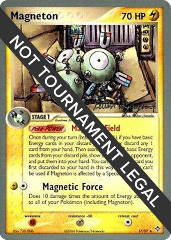 Magneton 2004 (Kevin Nguyen) 17/097 Normal World Championship Decks Magneton 2004 (Kevin Nguyen) 17/097 Normal World Championship Decks