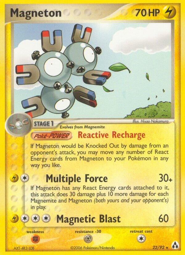 Magneton 22/92 Reverse Holofoil Legend Maker