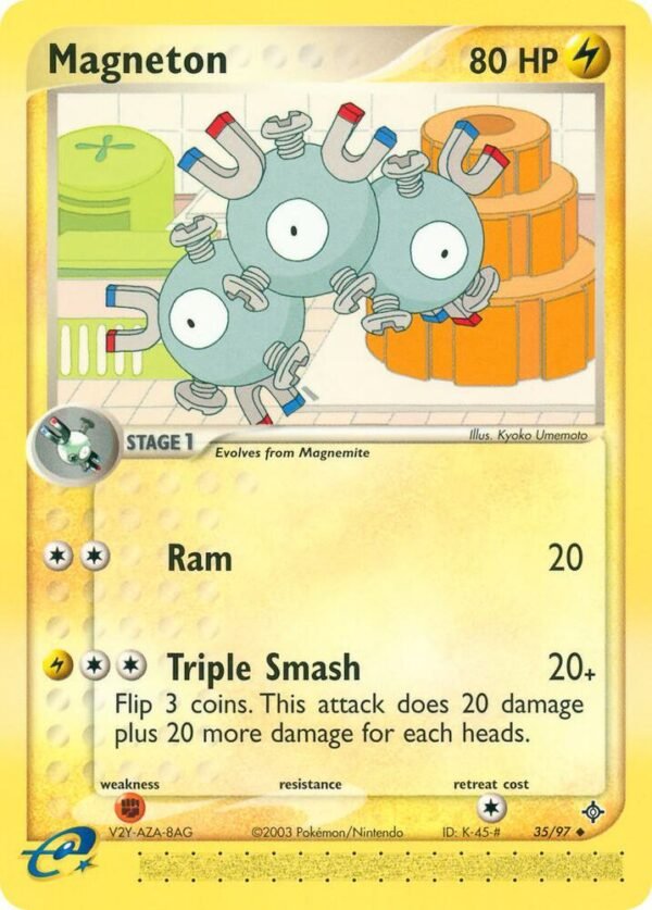 Magneton 35/97 Reverse Holofoil Dragon
