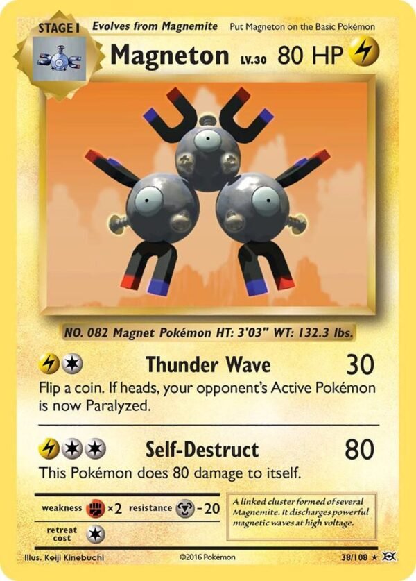 Magneton 38/108 Holofoil XY – Evolutions Magneton 38/108 Holofoil XY – Evolutions