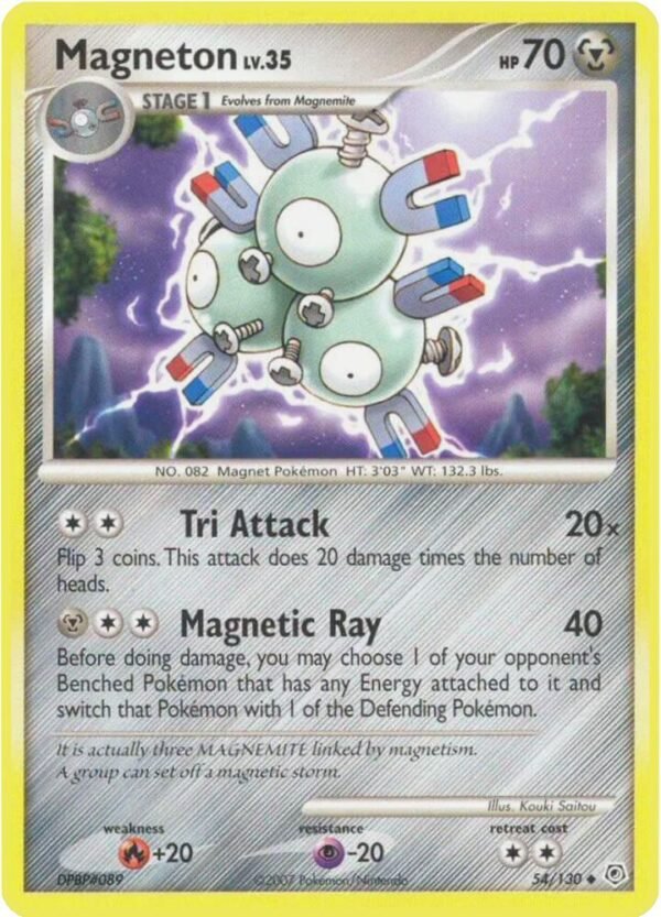 Magneton 54/130 Reverse Holofoil Diamond and Pearl Magneton 54/130 Reverse Holofoil Diamond and Pearl