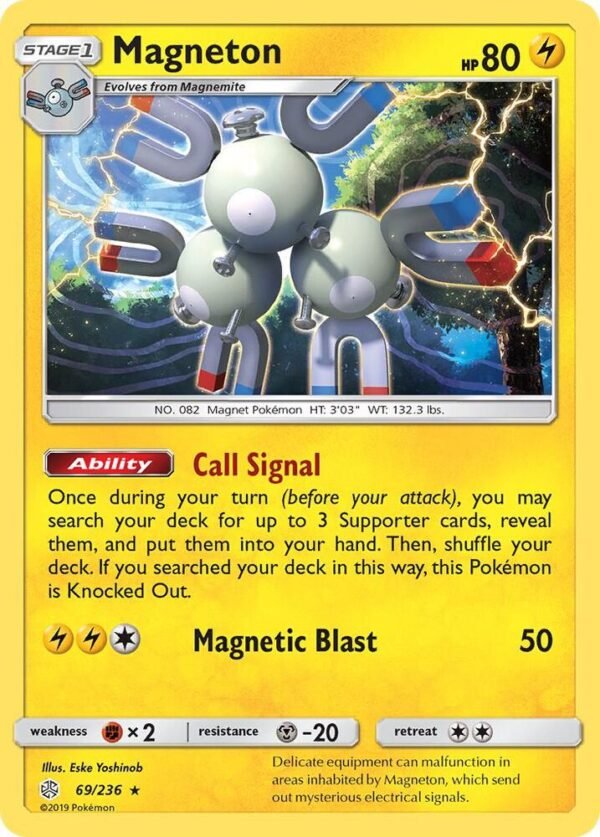 Magneton 69/236 Reverse Holofoil SM – Cosmic Eclipse