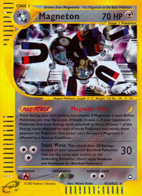 Magneton (H16) H16/H32 Holofoil Aquapolis