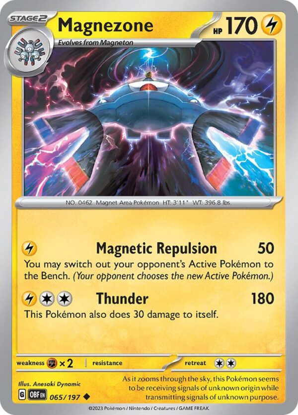 Magnezone 065/197 Normal SV03: Obsidian Flames Magnezone 065/197 Normal SV03: Obsidian Flames